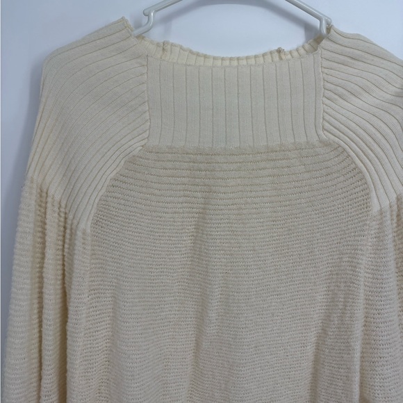Free People Elderflower Pullover Sweater in Off White - Picture 6 of 10